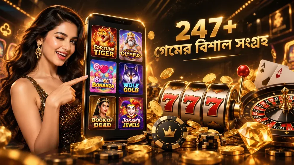 স্লট মেশিনের রঙিন গ্রিড