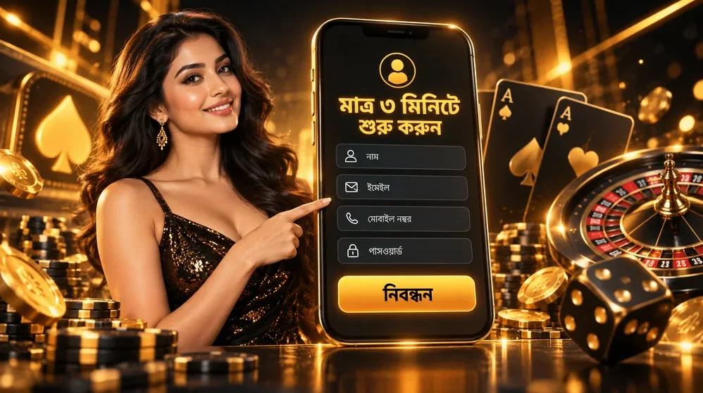 রেজিস্ট্রেশন ফর্মে মোবাইল নম্বর দেওয়া